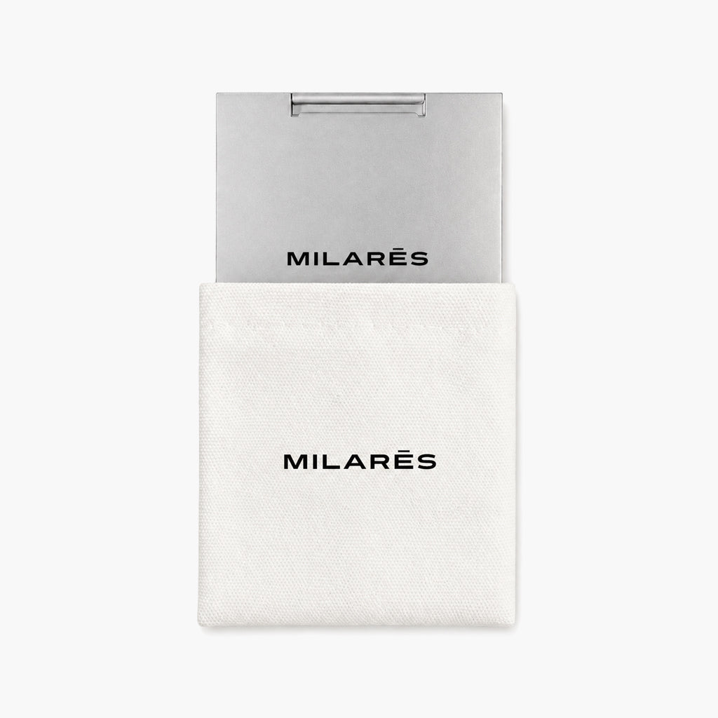 MILARES_Silver_Compact_Mirror