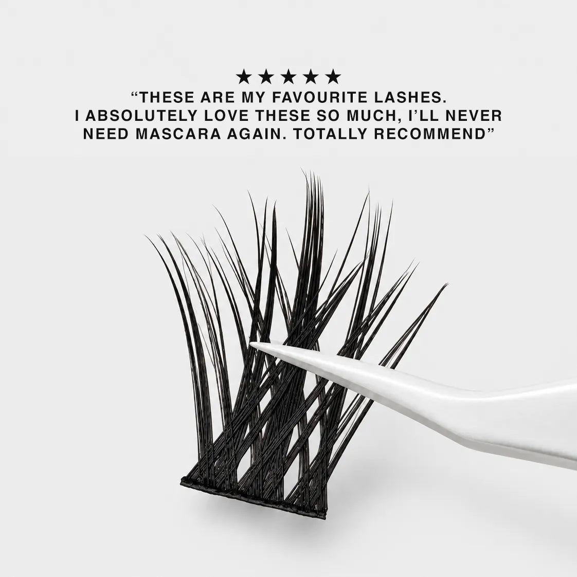 individual lash clusters